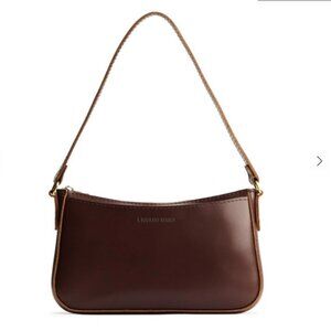 Portland Leather Lucy Shoulder Bag Chocolate Brown